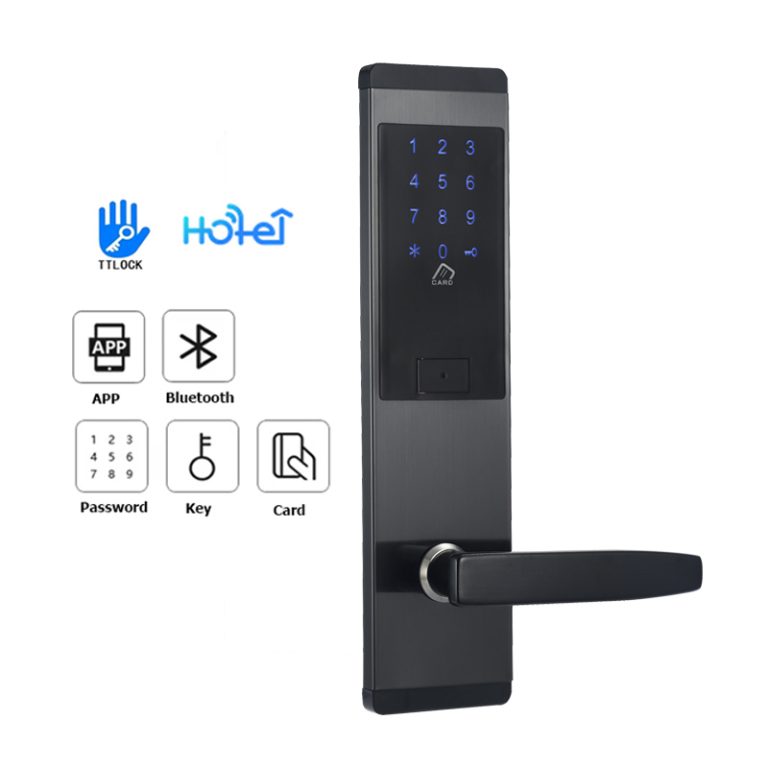 blutooth hotel lock black