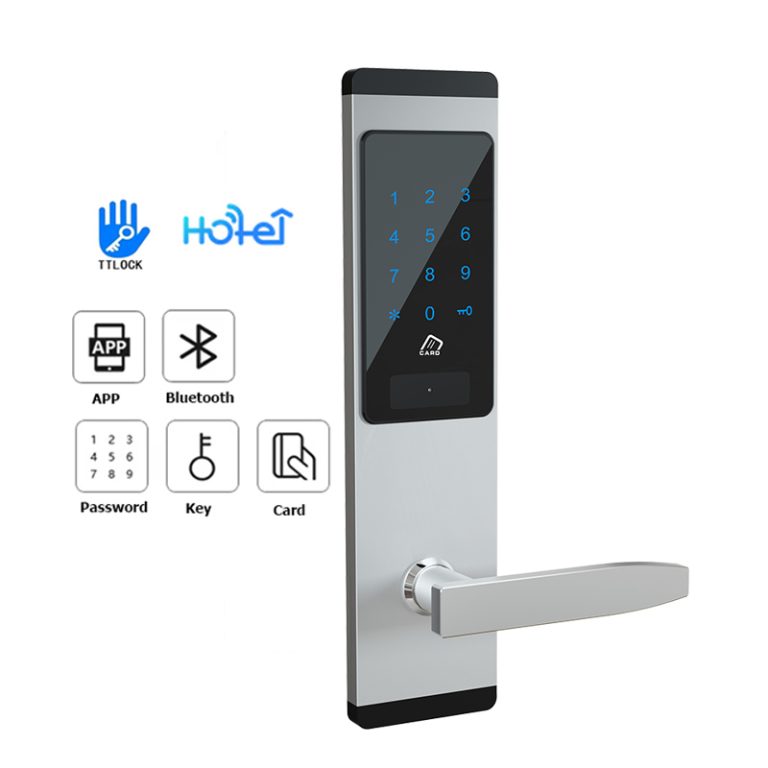 blutooth hotel lock silver